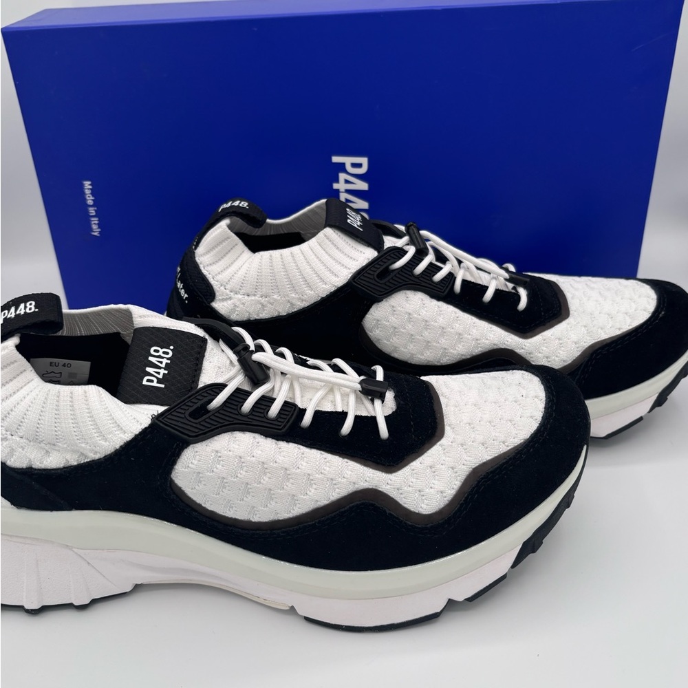 P448 Monochrome Knit Sneakers